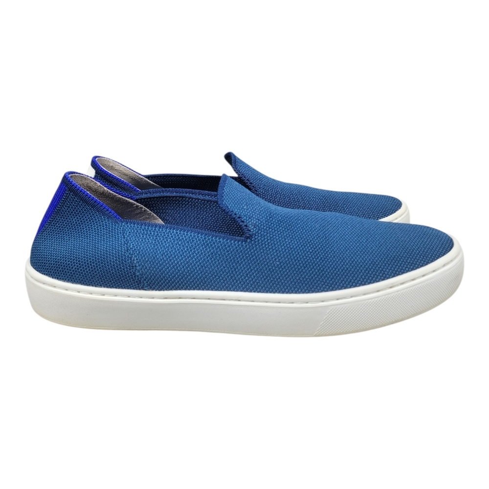 Rothy's Women's Sneakers 8 The Original Slip On Teal Blue Casual Comfort Shoes